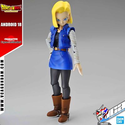 BANDAI FIGURE-RISE STANDARD ANDROID 18 FIGURE RISE ดราก้อนบอล พลาสติก โมเดล VCA GUNDAM