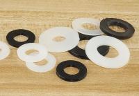 25-100pcs M2 M2.5 M3 M4 M5 M6 M8 M10 M12 White Black Plastic Washer Nylon Washer Flat Washer Plane Spacer Insulation Gasket Ring