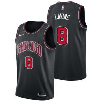 high-quality 【Dec】 Top Quality 2021 Statement Edition S Black Zach Lavine 8 Basketball Clothes For Male Swingman Jersey NBA Chicago Bulls Chase Fashion Alternate Official