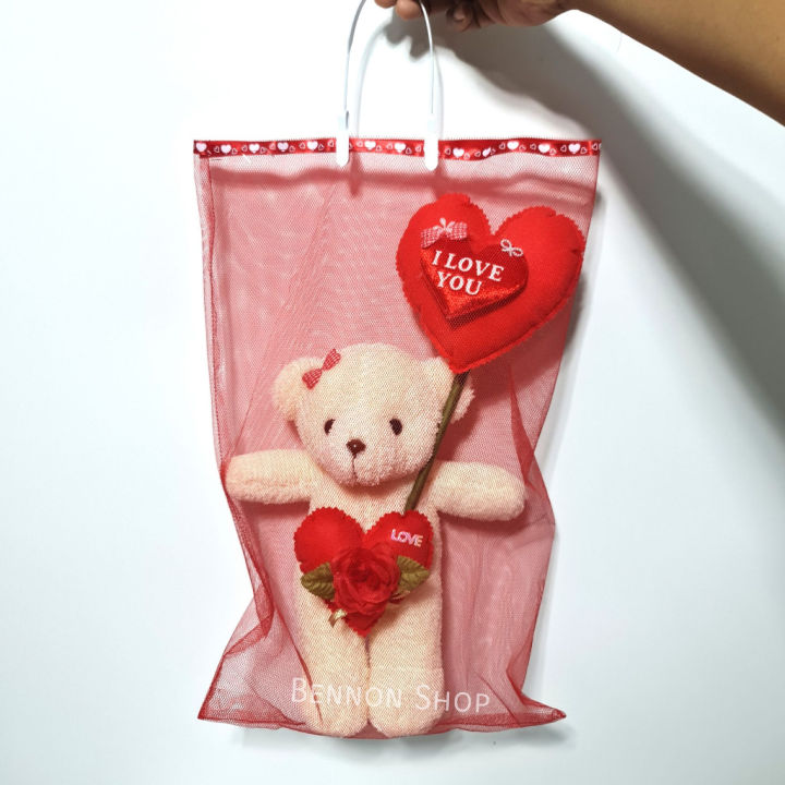 ของขวัญรับปริญญา-กุหลาบช่อ-ตุ๊กตาหมี-ถุงตาข่ายแดง-น่ารักมาก-ของขวัญ-มีหลายแบบเลือกได้เลยคะ-ของขวัญให้แฟน-ของขวัญรับปริญญา-valentines-day-gifts