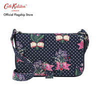 Cath Kidston The Everything Cross Body Lillies Posey Navy กระเป๋า กระเป๋าสะพาย กระเป๋าสะพายข้าง กระเป๋าแคทคิดสตัน