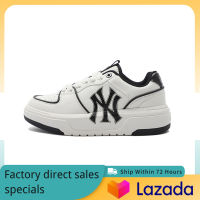 （Genuine Special）MLB NY Trainer Mens and Womens CANVAS SHOES 3ASXCA12N-50WHS รองเท้าวิ่ง รองเท้าผ้าใบ รองเท้าลำลอง The Same Style In The Store