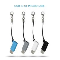 [SONGFUL] 1ชิ้น Type C 3.1ตัวผู้ไปยังไมโคร USB อะแดปเตอร์ตัวเมียพร้อมสายแปลง USB C