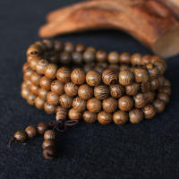 108 Wooden Beaded Bracelet Men Wenge Prayer Beads Tibetan Buddhist Mala Rosary Bracelets For Women Wood pulsera Hombre Jewelry