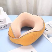 Portable U-shaped Neck Pillow Memory Foam for  Office Travel Nap Pillow Car Seat Home Decor Pillows  Bolsters