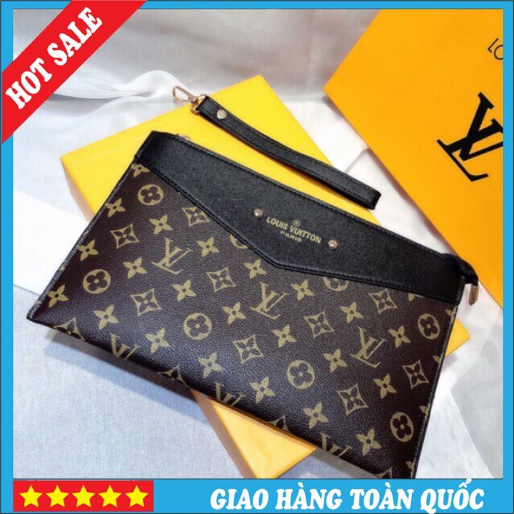 Túi - Clutch Louis Vuitton S Lock A4 Pouch CLA4 - LOUIS KIMMI STORE