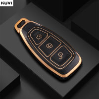 ใหม่ TPU รถ Remote Key Case Shell Fob สำหรับ Ford Focus 3 4 ST Mondeo MK3 MK4 Fiesta Fusion Kuga 2013 2014 2015 2017 2018-Zkeir