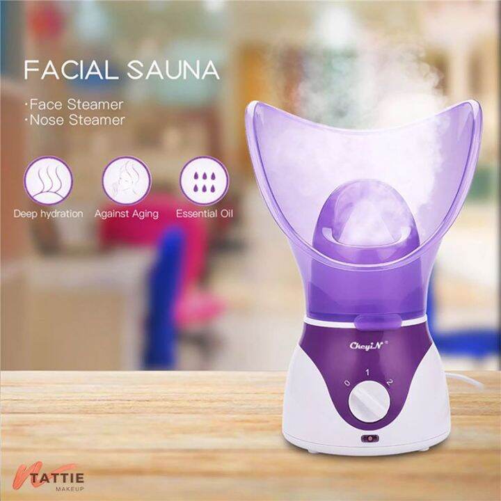 ZHUONAI Store 【READY STOCK】 Beauty Facial Steamer Spa Sinus Steam