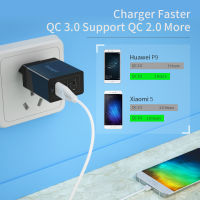 Essager 30W Quick Charge 3.0 USB Charger QC3.0 QC Fast Charger Multi Plug Wall Mobile Phone Charger for iPhone Samsung Xiaomi Mi