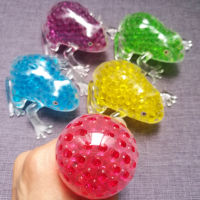 ZK20 Antistress Fidget Toys Pack pop Squish Squeeze Frog Decompression Soft Rubber Bubble Big Beads Toys Adult Stress Relieve