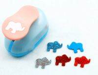 Free Ship 1" Elephant shaped EVA foam hole punch paper cutter for card handmade scrapbook Elephants design craft punch machine Staplers  Punches