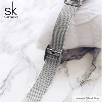 Hot2022 SK Super Slim Sliver ตาข่ายสแตนเลสนาฬิกาผู้หญิงแบรนด์หรูนาฬิกาสุภาพสตรีนาฬิกาข้อมือ Relogio Feminino