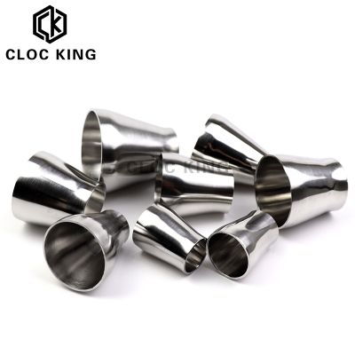Free Shipping 19mm-102mm OD Butt Welding Reducer SUS 304 Stainless Steel Sanitary Pipe Fitting Homebrew Beer