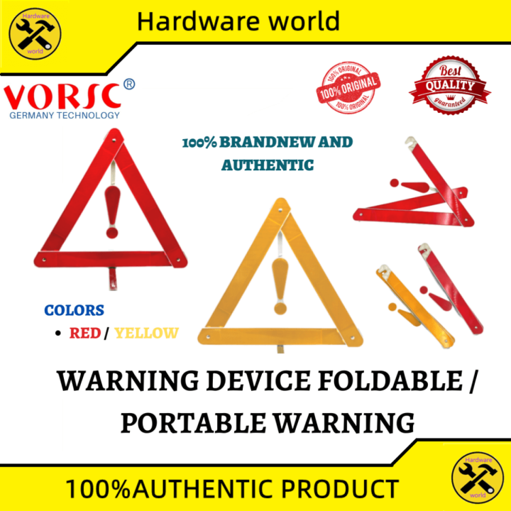 VORSC Car Early Warning Device Original Signage Reflective Triangle Car ...
