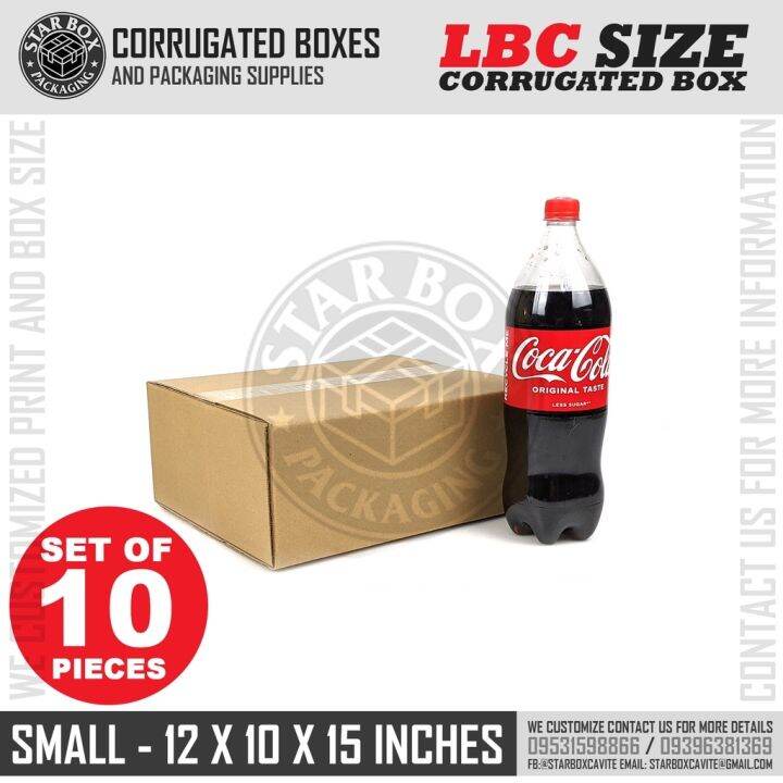 Starbox Small LBC Express Sizes Corrugated Cargo Shipping Boxes
