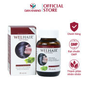 Viên uống Ngăn Rụng Tóc Giúp Tóc Mọc Dày và Nhanh Làm Đen Tóc Welhair for