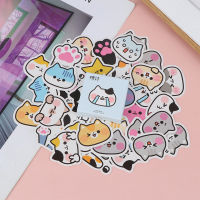 hedeguoji?45Pcs Cat Stickers For Bottles Laptop Phone DIY Diary Scrapbooking Decoration