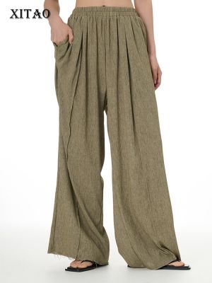 XITAO Pants Fashion Loose Casual Women Wide Leg Pants