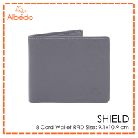 กระเป๋าสตางค์นิรภัย/กระเป๋าเงิน/กระเป๋าใส่บัตร ALBEDO 8 CARD WALLET RFID รุ่น SHIELD - SL00195