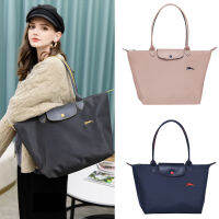 Longchamp Official Shop Bag กระเป๋าถือ L1899 กระเป๋าใหญ่ L2605 กระเป๋าขนาดกลาง 70 ปี รุ่น Nylon Bag สำหรับสุภาพสตรี