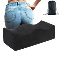 ❀► Memory Foam Buttock Cushion Sponge BBL Pillow Seat Pad Velvet Brazilian Butt Lift Pillow for Hemorrhoids Surgery Recover Heathy