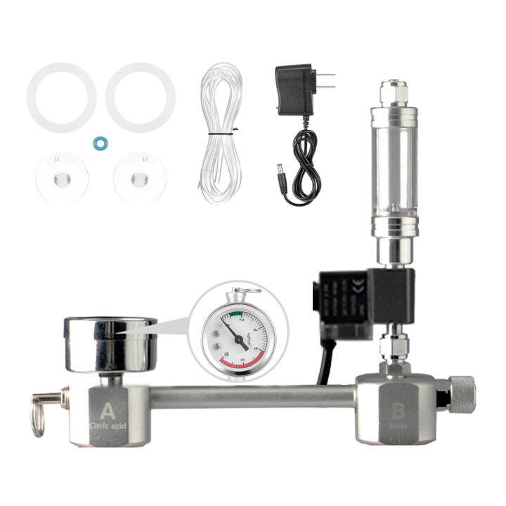 พิพิธภัณฑ์สัตว์น้ำ-diy-co2-ระบบเครื่องกำเนิดไฟฟ้าชุด-co2-ระบบเครื่องกำเนิดไฟฟ้าที่มีโซลินอยวาล์วฟองเคาน์เตอร์และตรวจสอบก๊าซคาร์บอนไดออกไซด์เครื่องปฏิกรณ์ชุดสำหรับพืชพิพิธภัณฑ์สัตว์น้ำ