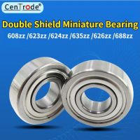 Double Shield Miniature High Carbon Steel Bearing Steel 608zz 623zz 624zz 635zz 626zz 688zz 3D Printer Parts 608 Bearing Furniture Protectors Replacem