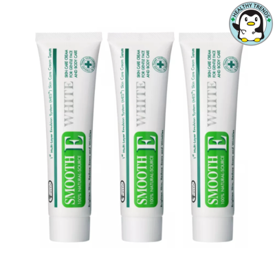 HHTT (แพ็ค 3)Smooth E Cream Plus White 60 กรัม สมูทอี [HHTT]