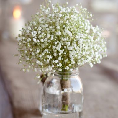 【CC】 30Heads 29cm Babies Breath Artificial Flowers Plastic Gypsophila Floral Bouquets Arrangement for Wedding Decoration