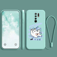 เคสโทรศัพท์ redmi 9 ยางนิ่ม กันกระแทก กันน้ำ กันลื่น ฝาหลัง คลุมเต็มขอบ ไม่เบียด ฟิล์มมือถือ เคสใส่เลนส์ ลายการ์ตูนน่ารัก