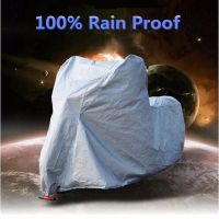 Motorcycle Covers Tarpaulin Cover Rain Waterproof Bicycle Scooters Cover Protector Dustproof Anti-UV Bike Case Tent 230X130cm Covers