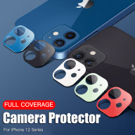 Ống Kính Máy Ảnh Màu Gốc Kính Cường Lực, Dành Cho IPhone 12 11 Pro Max 12 Mini Vòng Camera Bọc Kín Miếng Dán Bảo Vệ Trên iPhone 12 thumbnail