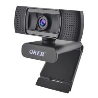 WEBCAM OKER HD629 กล้องเว็บแคม Image Sensor: CMOS Lens: Five-layer Glass Lens High Definition: 2.0 Megapixe