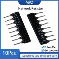 【cw】 10pcs DIP exclusion Network Resistor array 8pin 1.2K 1.5K 2.2K 2.7K 3.3K 4.7K 5.1K 6.8K 8.2K 10K 15K 20K 22K 33K 47K 51K Ohm