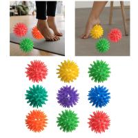 3Pcs Massager Ball Relax spiky Exercise Rollers Portable for Feet Shoulder Massage balls Gym Accessories Back Massage Cleaning Tools