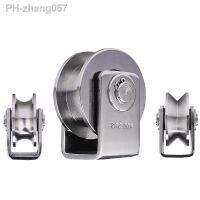 2 inch stainless steel Sliding Gate Roller Steel H Shaped Wheel Track Rail Sliding Door Roller with Bracket 1 pc