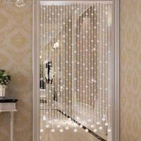 Crystal bead curtain of sitting room partition screen porch household adornment beads from punching hang shade