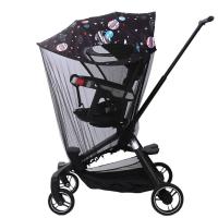 Baby Stroller Sun Shade With Net Waterproof Foldable Pram Sun Shade Cover Adjustable Foldable Stroller Cover Sun Protection UPF5