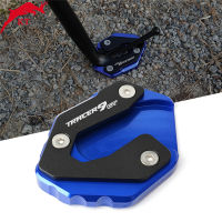 For Yamaha TRACER 9 GT TRACER 9GT 2021 Motorcycle CNC Kickstand Foot Side Stand Extension Pad Support Plate