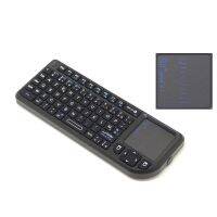 Rii X1ฝรั่งเศส (Azerty) Mini 2.4แป้นพิมพ์ไร้สายกิกะเฮิรตซ์พร้อมทัชแพดสำหรับแอนดอยด์ทีวีกล่องแล็ปท็อป