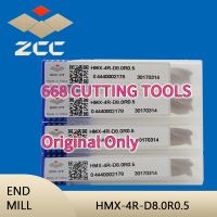 68HRC ZCC CT HMX-4R-D8.0R0.5 โซลิดคาร์ไบด์ 4 ขลุ่ยมุมกลม NANO เคลือบเอ็นมิล cnc มิลลิ่งตัดเครื่องมือตัด