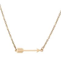 2022 New Vintage Simple Gold Arrow Pendant Necklace Womens Party Clavicle Chain Accessories Ladies Fashion Jewelry Gifts