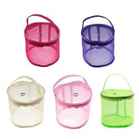 Knitting Baskets DIY Accessories Sewing Needles Handbag Crochet Organizer Mesh Weaving Wool Storage Yarn Mesh Bag