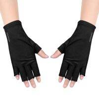 hotx【DT】 Anti-ultraviolet Open-Toed Gloves Protection UV Lamp Gel Tips Mittens Sport 1 Outdoor