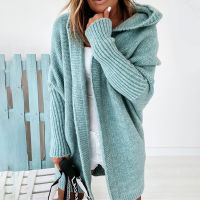 ♣◄ 2022 New Fashion Cardigan Loose Hoodies Knitted Sweater Color Jacket Coat