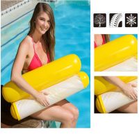 Outdoor Swim Float Chair Party Sleeping Bed Water Hammock Lounger Chair Float Inflatable Air Mattress Swimming Pool Accessories