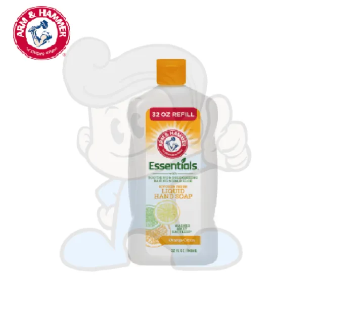 Arm & Hammer Essentials Kitchen Fresh Liquid Hand Soap Orange Citrus