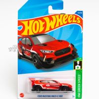 No. 73 FORD MUSTANG MACH-E 1400 Red Mattel Hot Wheels Alloy Small Sports Car