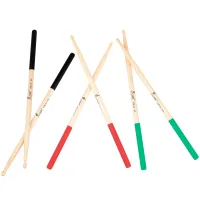 SLADE 3 Pairs 5A Drum Sticks Maple Wood Drumsticks Triangular Tip Non-Slip Rubber Handle Musical Instrument Drum Set Accessories