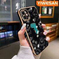 YIWESAN เคสสำหรับ iPhone 11 11 Pro 11 Pro Max,เคสแฟชั่นเคสมือถือซิลิโคนด้านดีไซน์ใหม่ลายมอนสเตอร์เคสนิ่มป้องกันกล่องกันกระแทกกล้องฝาปิดเลนส์เต็มรูปแบบ